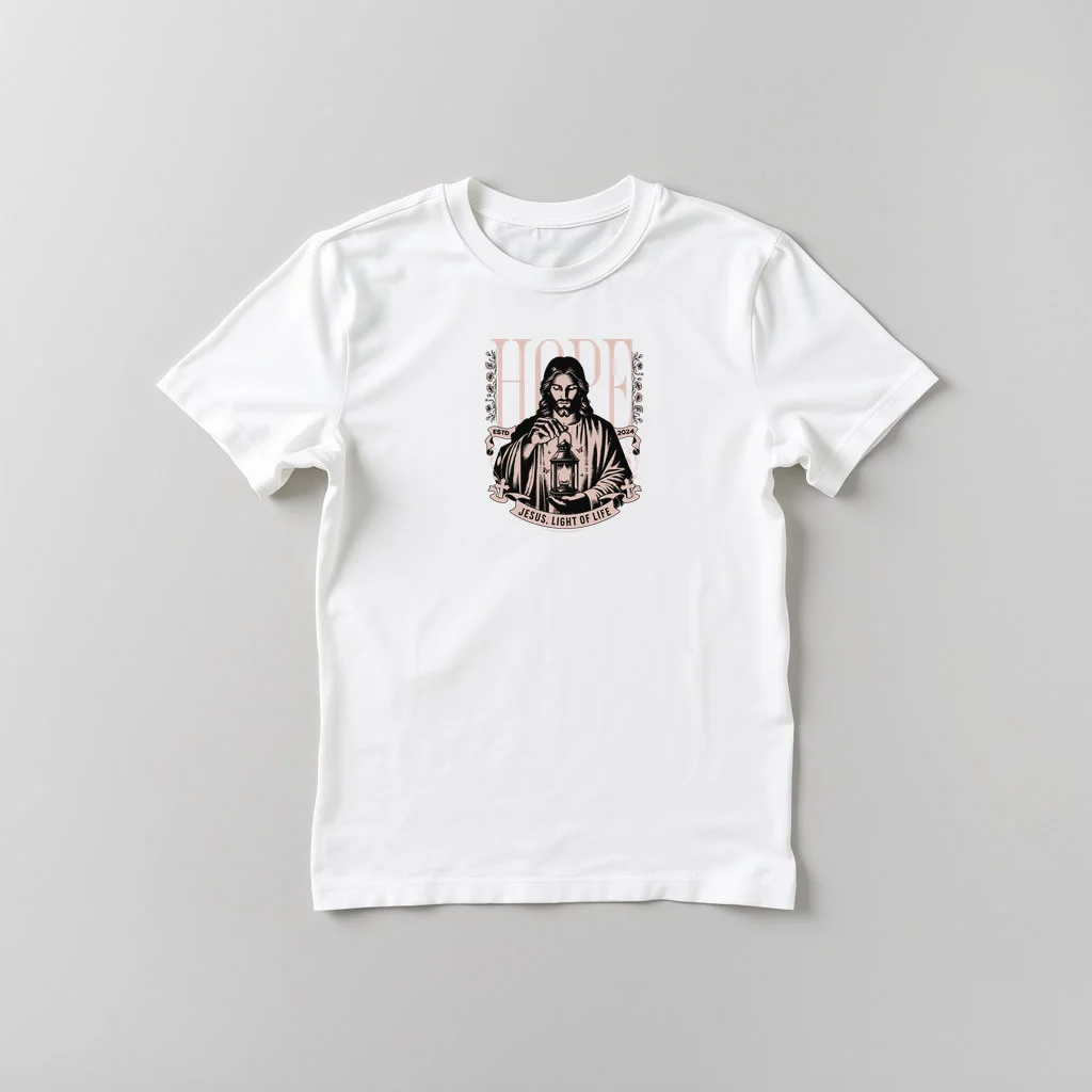 Jesus, Light Of Life — custom print by Terri's Closet