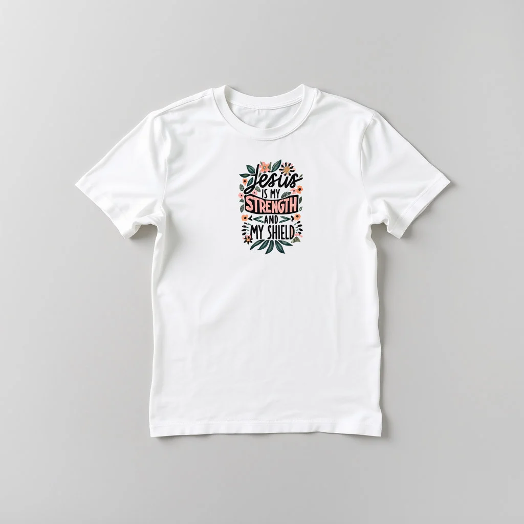 JesusIsMyStrength — custom print by Terri's Closet