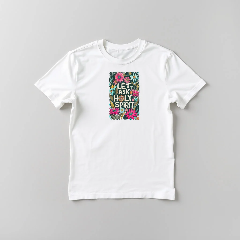 Let Me Ask Holy Spirit — custom print by Terri's Closet