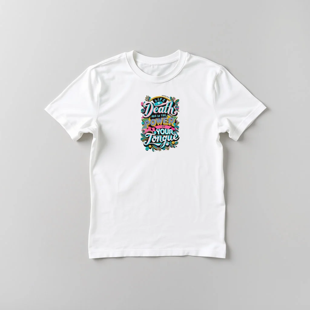 Life and Death Are In the Power of The Tongue — custom print by Terri's Closet