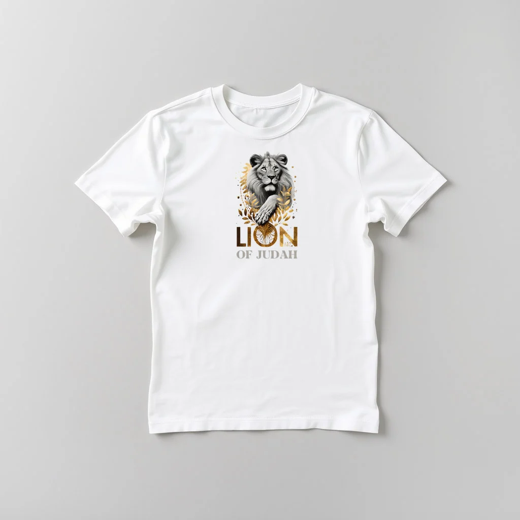 LionofJudahBoldGold — custom print by Terri's Closet