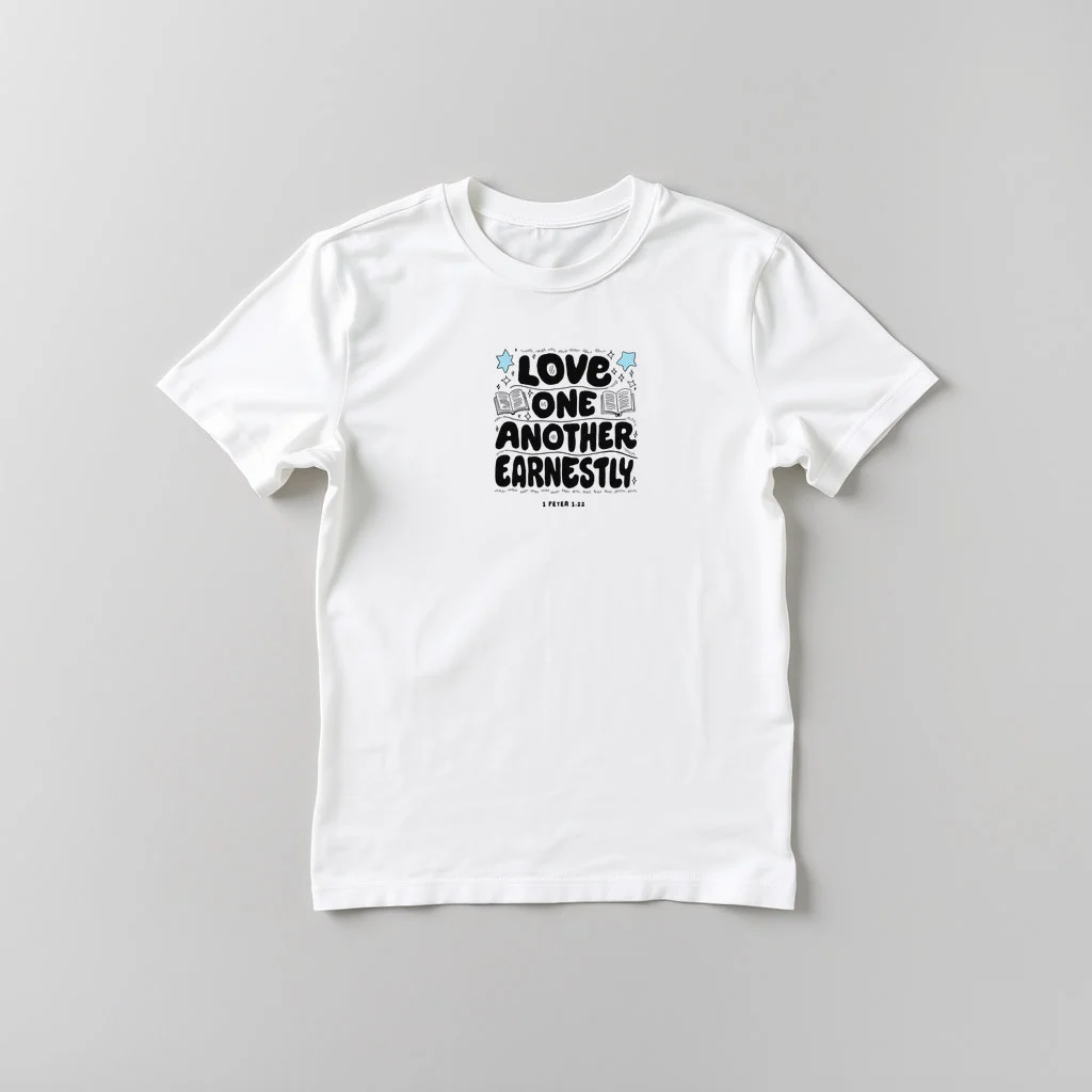 Love One Another Earnestly — custom print by Terri's Closet