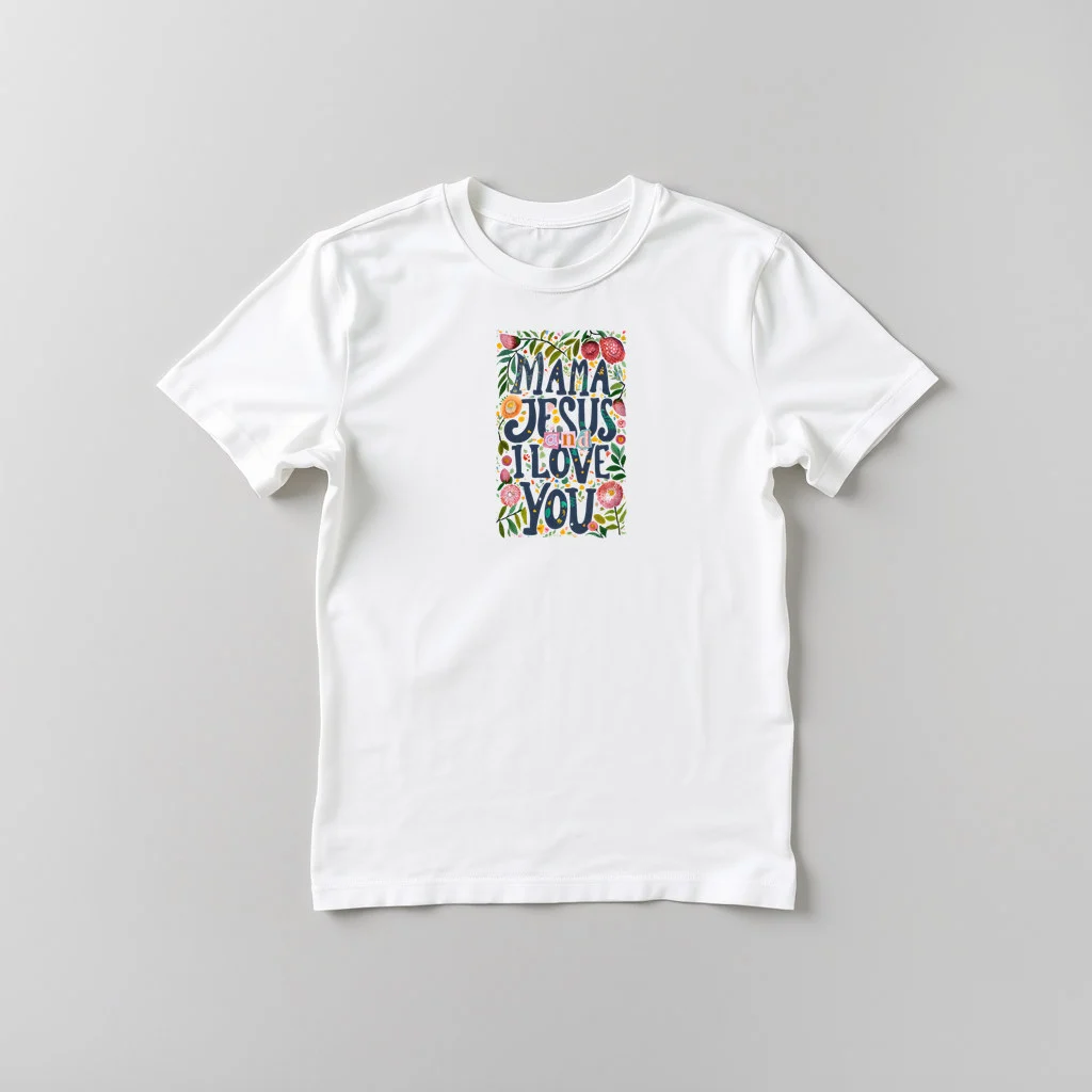 MamaJesusandILoveYou — custom print by Terri's Closet
