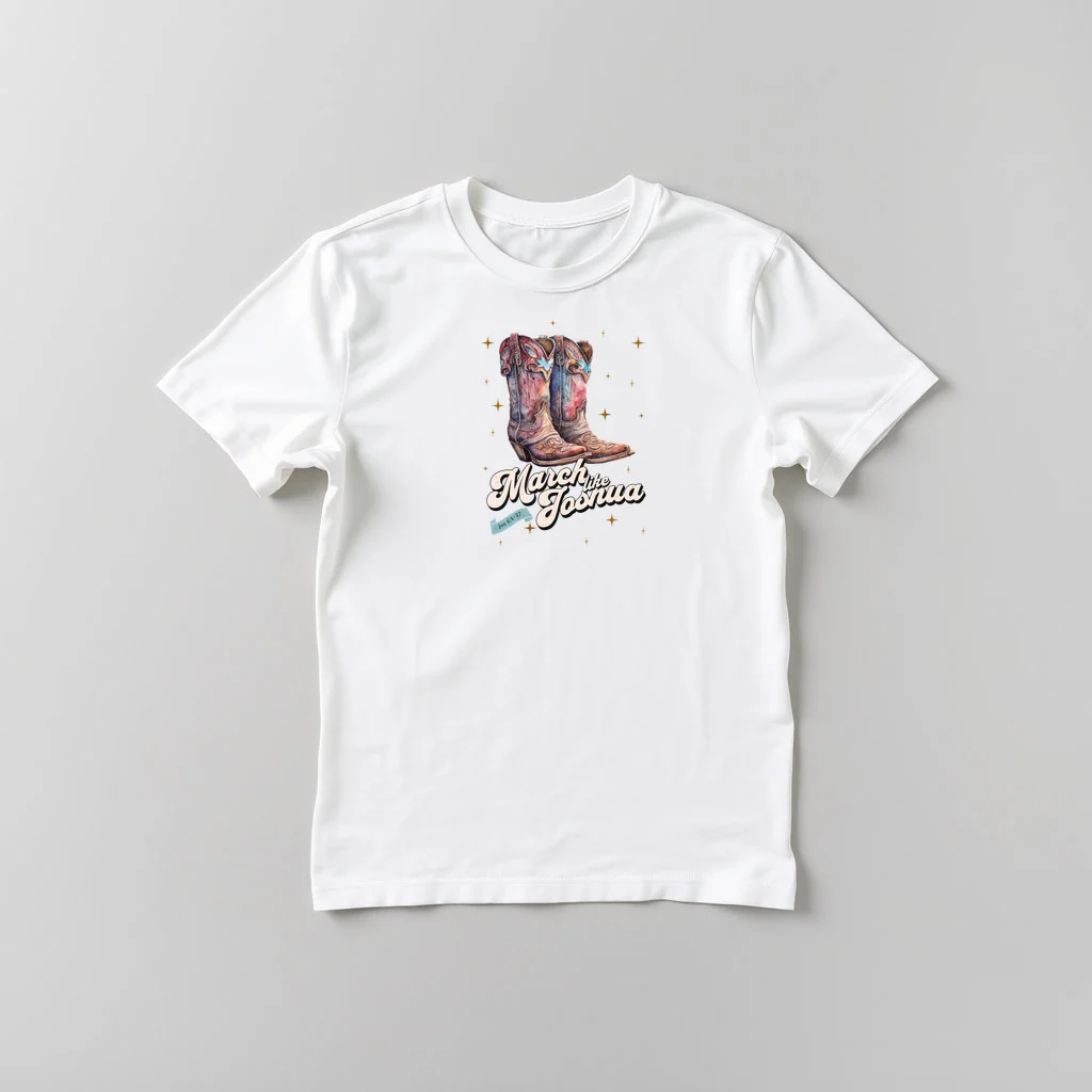 March like Joshua — custom print by Terri's Closet
