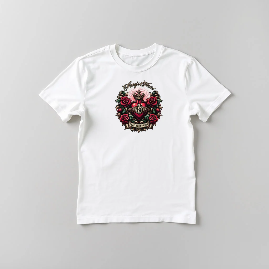 Mary s Heart — custom print by Terri's Closet