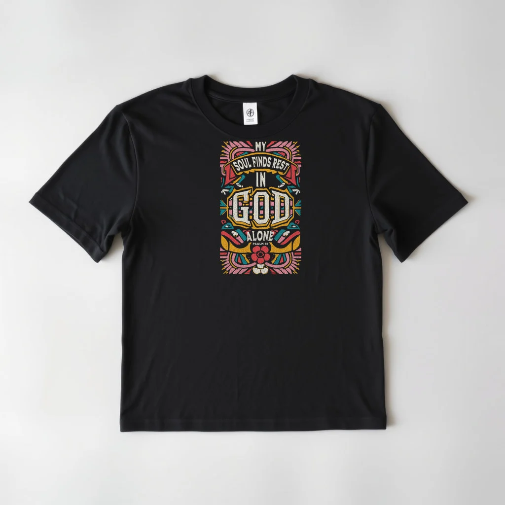 My Soul Finds Rest In God Alone — custom print by Terri's Closet
