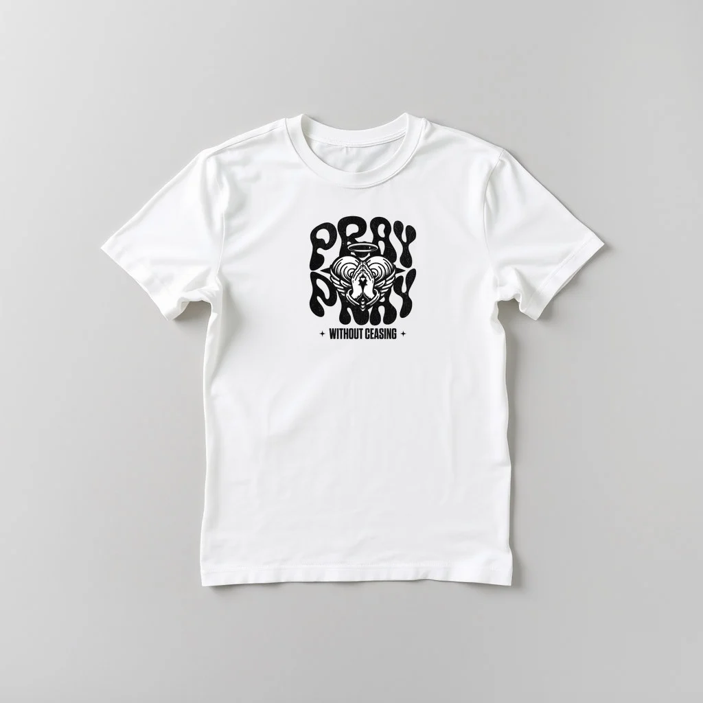 Pray Without Ceasing — custom print by Terri's Closet