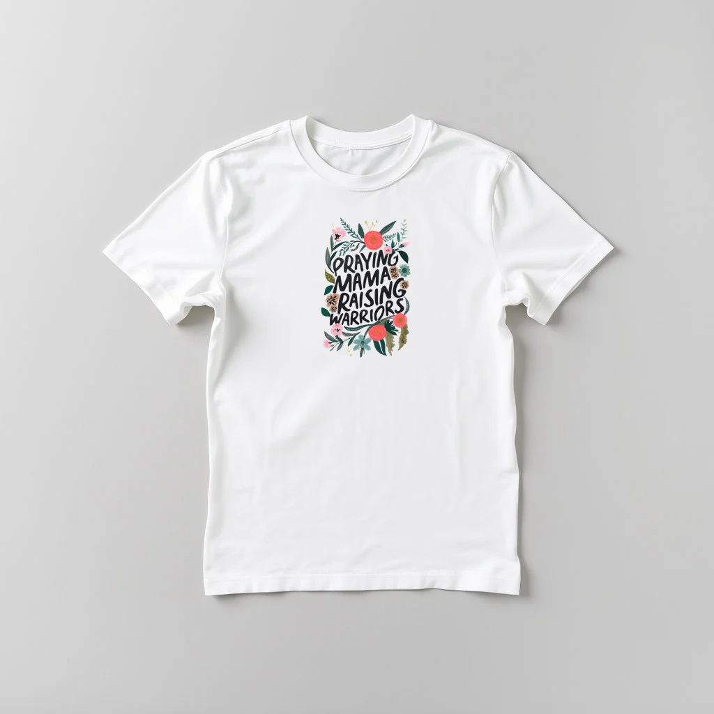 Praying Mama Raising Warriors — custom print by Terri's Closet