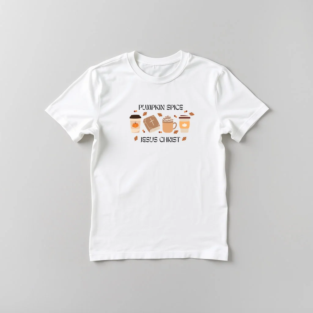 Pumpkin Spice Jesus Christ — custom print by Terri's Closet