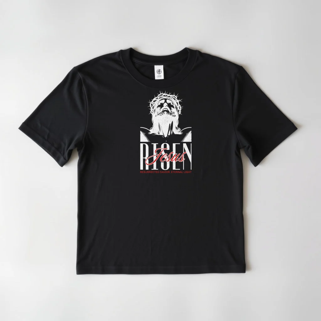 RISEN White Design — custom print by Terri's Closet