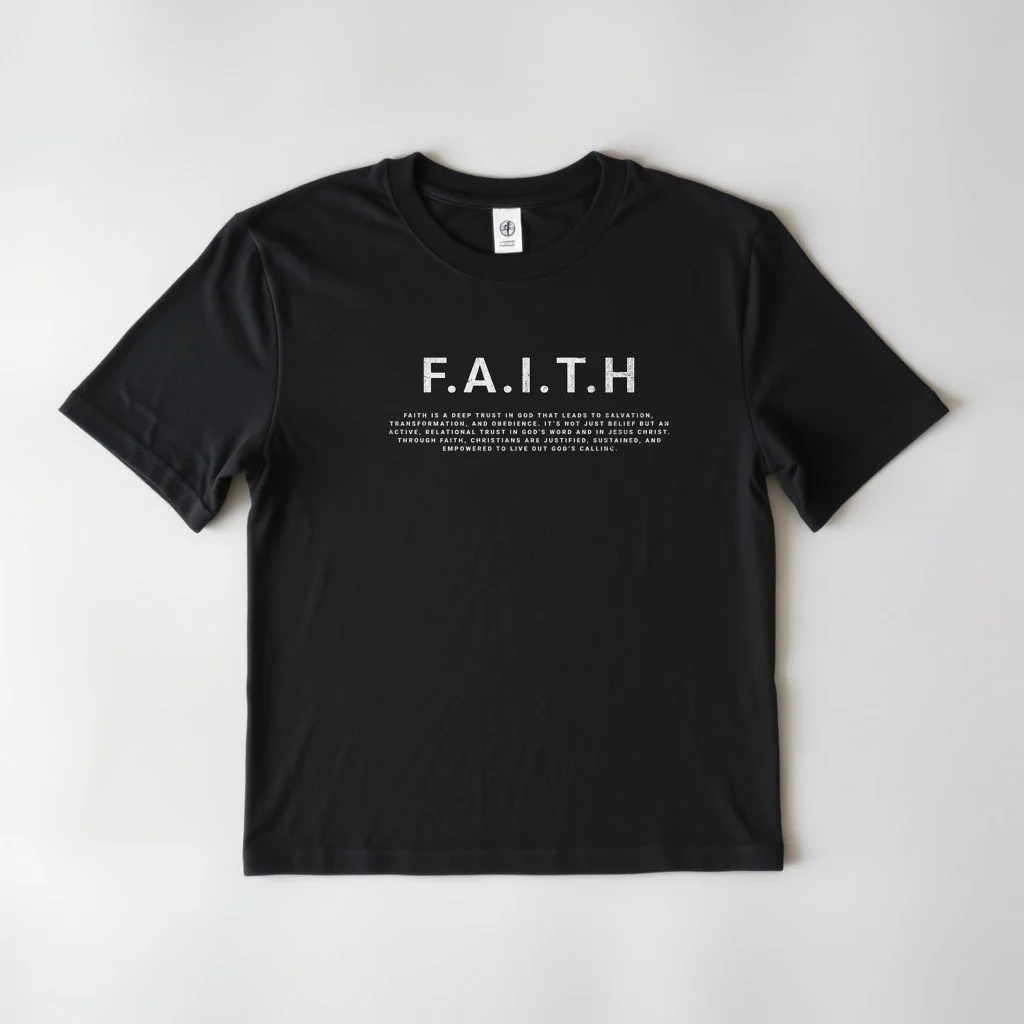 TakeItEasy Christian Mens FAITH 1 — custom print by Terri's Closet