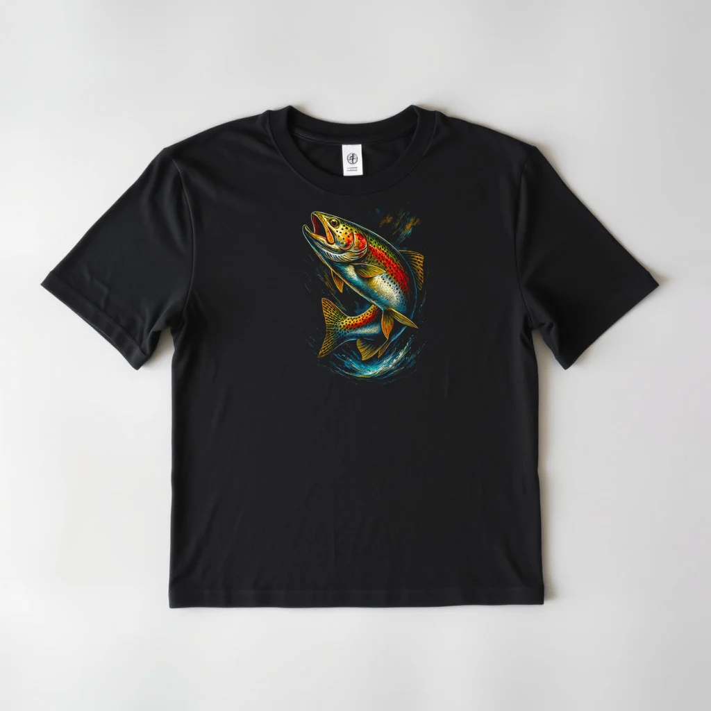 20250925 2305 Truta Dinâmica Moderna remix 01k61w5vy5e3h8xka — custom print by Terri's Closet